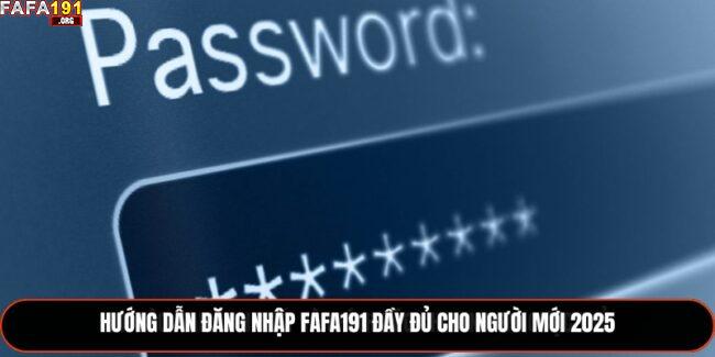 Đăng Nhập Fafa191