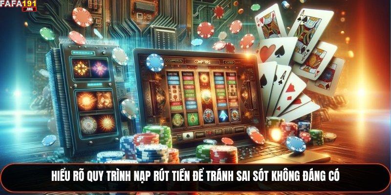 Hiểu rõ quy trình nạp rút tiền để tránh sai sót không đáng có